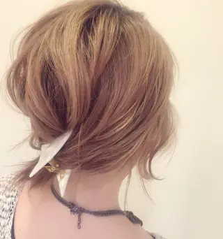 ミディアム ヘアアレンジ 似合わせカット🌿 前川のヘアスタイル