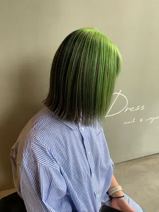 ミディアム カラー ブリーチ/アレンジ 天満/chihiroのヘアスタイル