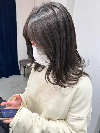 ミディアム 上原 みちるのヘアスタイル