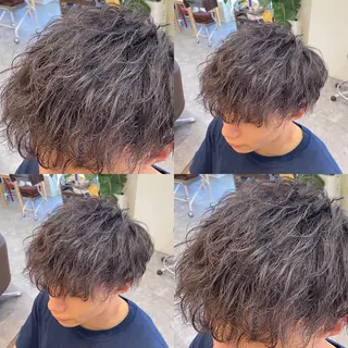 パーマ メンズ メンズ特化LIBER 石川玲央のヘアスタイル