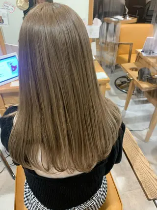 セミロング ブリーチ/アレンジ 天満/chihiroのヘアスタイル