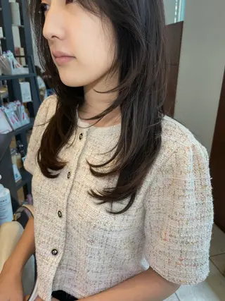 ロング レイヤー/デジパ SAKIのヘアスタイル