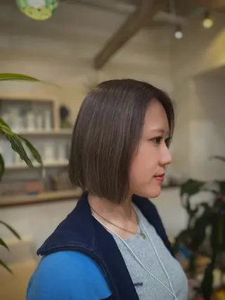 ショート カラー KAKERU/ボブ/ ショート/パーマ🌱のヘアスタイル