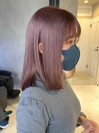 ミディアム カラー fifth / 山下 和輝 海外風スタイルのヘアスタイル