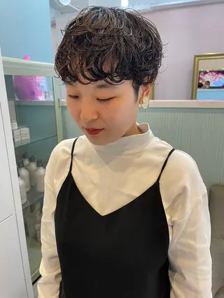 ショート カラー得意【梅田】 瀧本友梨乃のヘアスタイル