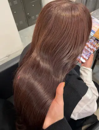 ロング カラー 顔周りカット 🎀サヤカ🎀のヘアスタイル