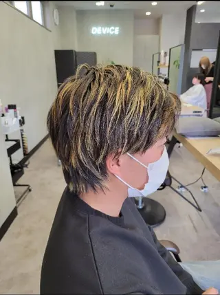 メンズ カラー レイヤー/ショート /山田譲治✂️のヘアスタイル