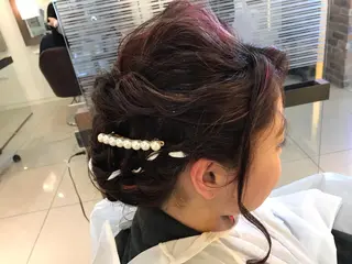 ロング カラー ヘアアレンジ 似合わせ／代表 髪質改善/山田将大のヘアスタイル