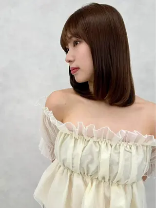 ミディアム 【韓国ヘア】公式 🇰🇷Ash中野のヘアスタイル