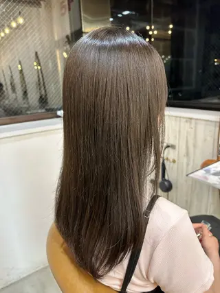 ロング カラー 髪質改善✨縮毛矯正 ショートボブ/ともきのヘアスタイル