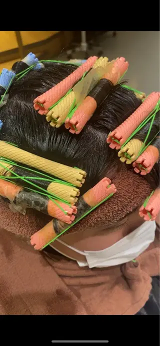 ミディアム パーマ メンズ unopulir   茶屋町店所属・unopulir 景山　凌のヘアスタイル