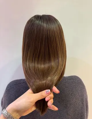 ワンカラー/縮毛矯正 🌙🦋ゆづきのヘアスタイル