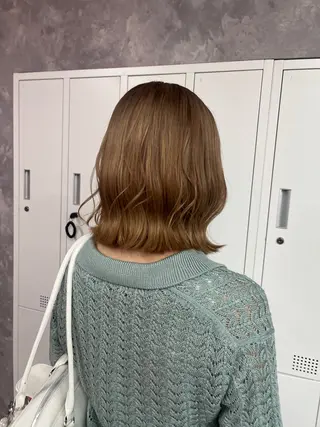 ミディアム ⚜️抜け感×艶カラー ⚜️ちづるのヘアスタイル