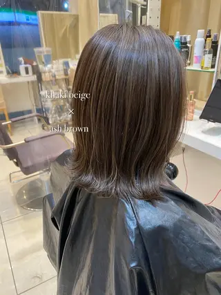 ミディアム カラー はだゆうき @hadadan08のヘアスタイル