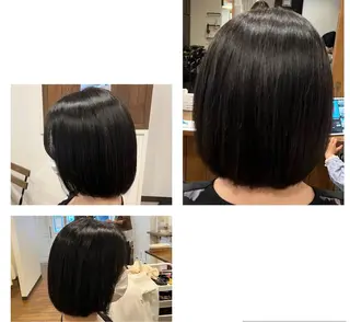 ミディアム 馬場 麻奈美のヘアスタイル