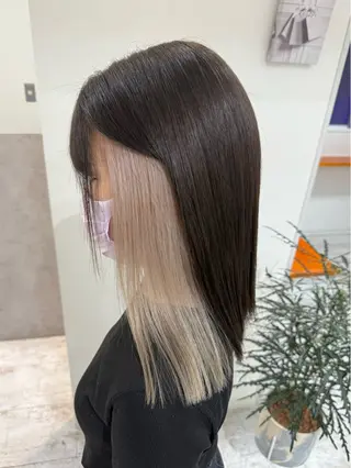 セミロング カラー piLLon/ RYUKAのヘアスタイル