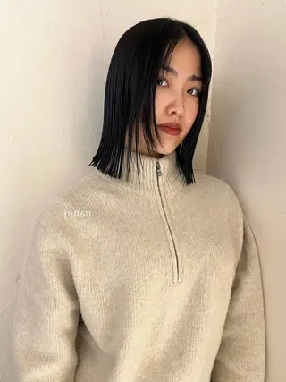 セミロング 🌷横浜/レディース /縮毛/ さくら🌷のヘアスタイル