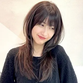 セミロング レイヤーカット/ 堀匠吾のヘアスタイル