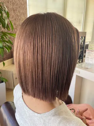 セミロング カラー Crén by marie 真嘉比店所属・東恩納 誠のヘアスタイル