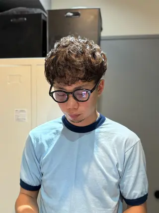 ショート パーマ メンズ 💈メンズカット💈 No.1💈坂元のヘアスタイル