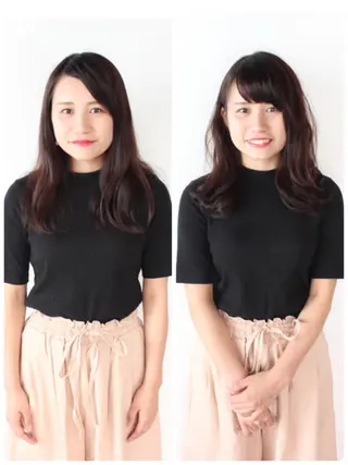 ロング 河野 薫のヘアスタイル