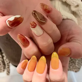 ネイル 新井 ひなののネイルデザイン