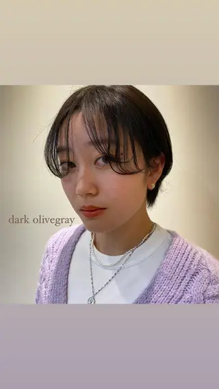 ショート SOLO所属・奈良 彩華のヘアスタイル