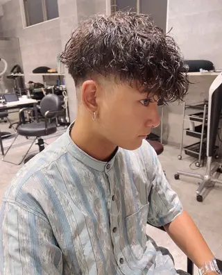 パーマ _WHITE 天王寺阿倍野店所属・浅田 志門のヘアスタイル