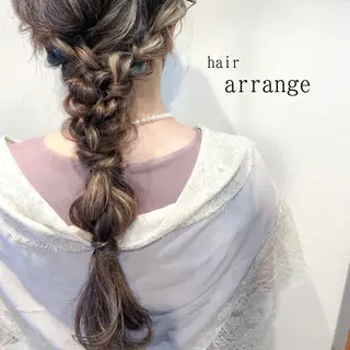 ロング ヘアアレンジ カラーパティシエ facce🌼ikoのヘアスタイル
