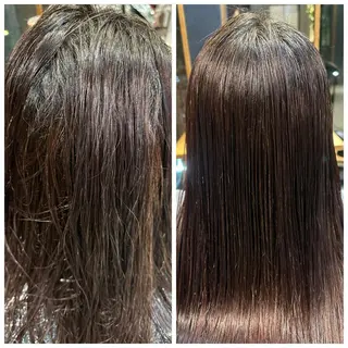 パーマ LOANA カラー &縮毛モデル募集のヘアスタイル