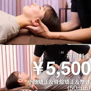 小顔矯正/姿勢矯正 美容整体師 野口杏太のエステ・リラクイメージ