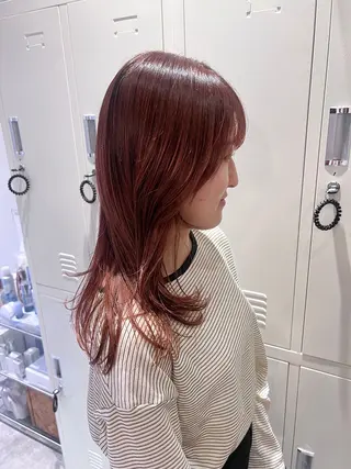 セミロング 🫧三浦 未流/ ボブ/イヤリングのヘアスタイル