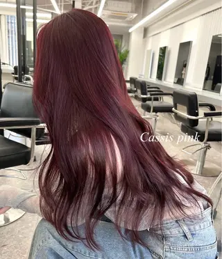 ロング カラー シールエクステ特化 ハイトーン、NANAのヘアスタイル