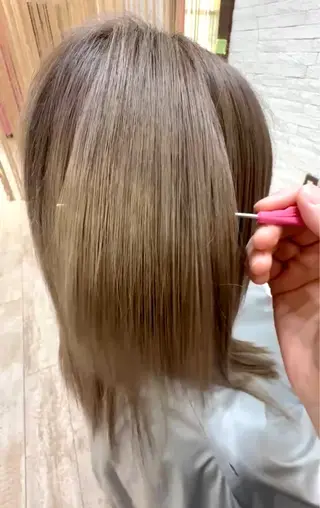 ゆな︎❤︎ 髪質改善のヘアスタイル