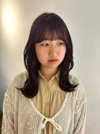 セミロング Ata.所属・kubo nozomiのヘアスタイル