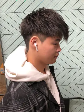 メンズ Le'a所属・渋谷/フェード/ 國分 翔のヘアスタイル