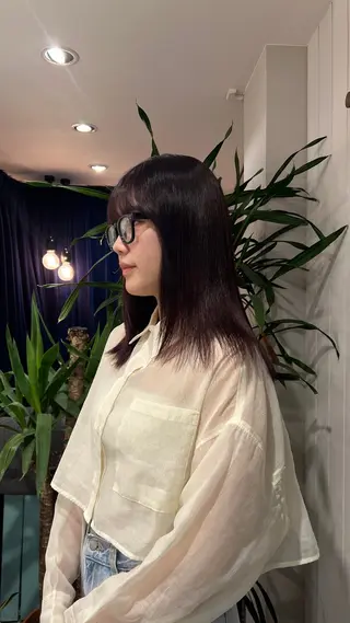 セミロング カラー ☆ HARUKA ☆のヘアスタイル