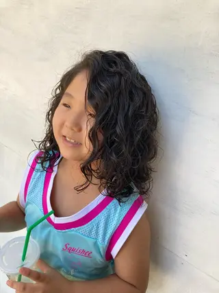 ミディアム パーマ SHAFT Ieiriのヘアスタイル