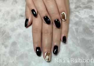 ネイル ネイルリボン 石田のネイルデザイン