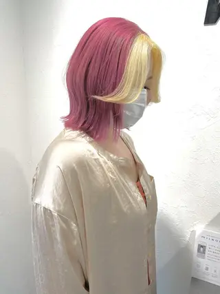 ミディアム カラー 2nd所属・🤍2nd🤍田所 美希のヘアスタイル