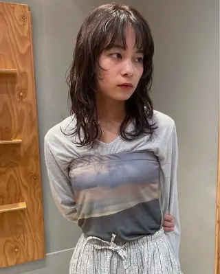 ミディアム パーマ 原宿/ケパーマ 🧺ユウマのヘアスタイル