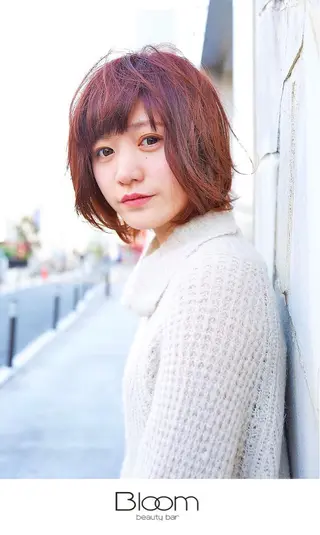 ミディアム Bloom beauty bar所属・小西 弘之［セミナー講師］のヘアスタイル