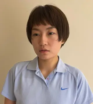 ショート riko*.+ﾟ 韓国風パーマのヘアスタイル