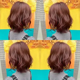 ミディアム 髪質改善カラー/店長 宮内秀峰のヘアスタイル