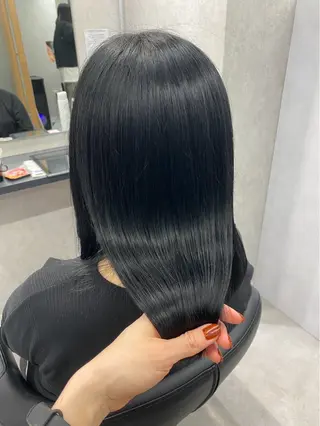 セミロング 【透明感カラー‎✨】 中島日菜のヘアスタイル