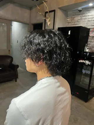 パーマ 中川 花菜のヘアスタイル