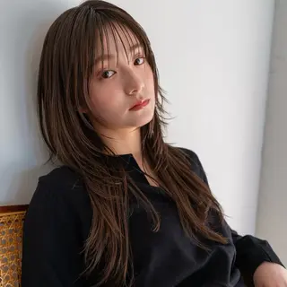 ロング カラー ヘアアレンジ ANY所属・透明感カラー sayaᯓ★のヘアスタイル