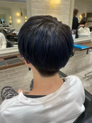 メンズ 🩵RIKO🩵 透明感カラー🫧のヘアスタイル
