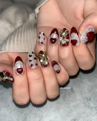 ネイル 3dパーツ/流行り 👧shushu❤️のネイルデザイン