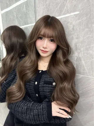 ロング カラー 姫野 加帆のヘアスタイル